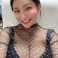 자연산이라는 BJ 지현잉 검정 시스루 아찔한 가슴골 노출